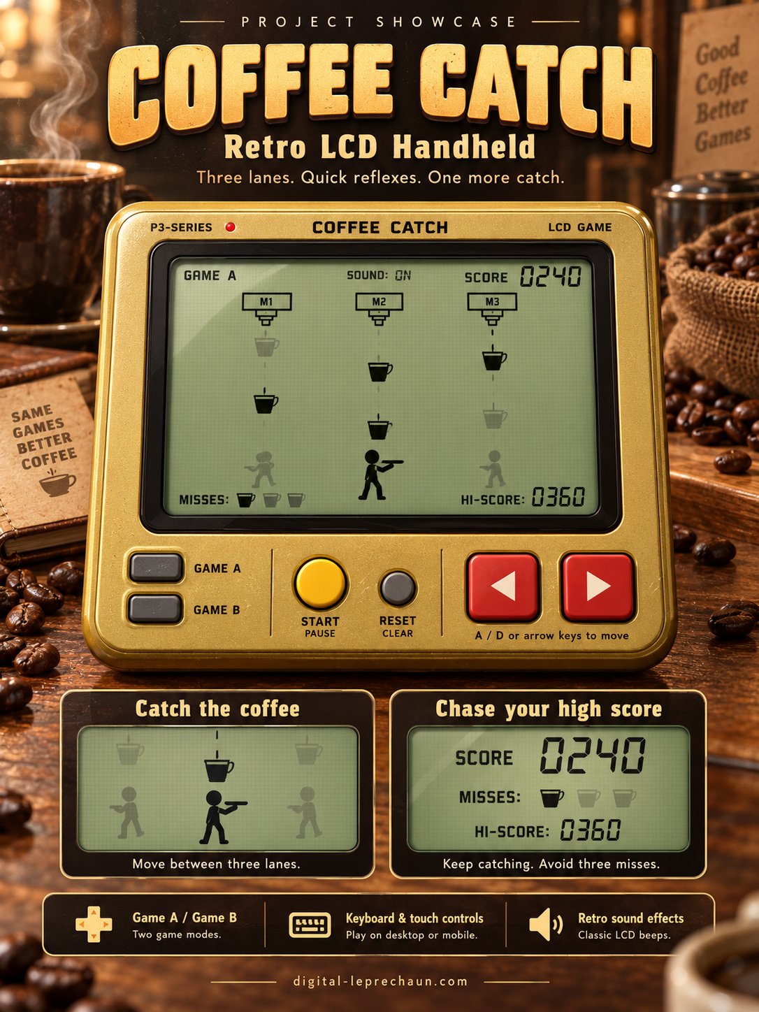 Coffee Catch project showcase